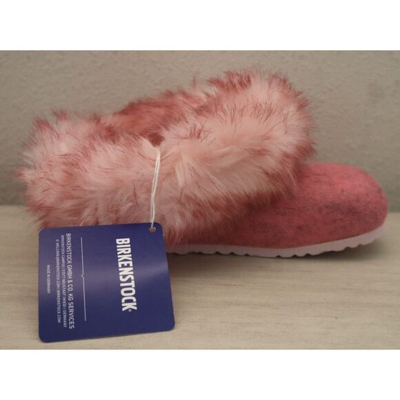 Birkenstock 1007146 Kids Sz EUR 26 US 8 Inuil Pink Kaprun Braid Wool Felt Clogs - Picture 5 of 14